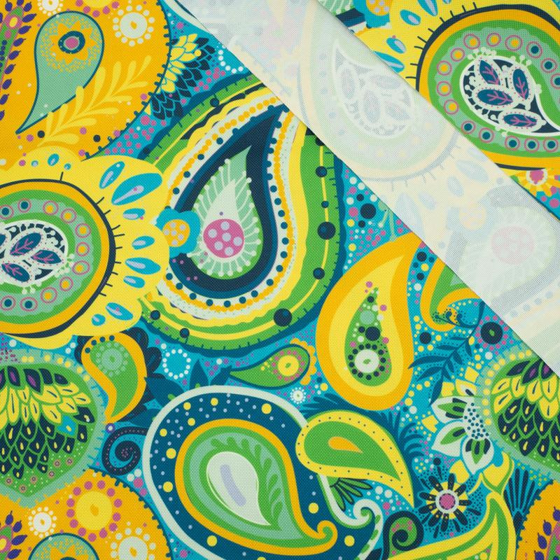 100cm Paisley pattern no. 3 - Waterproof woven fabric