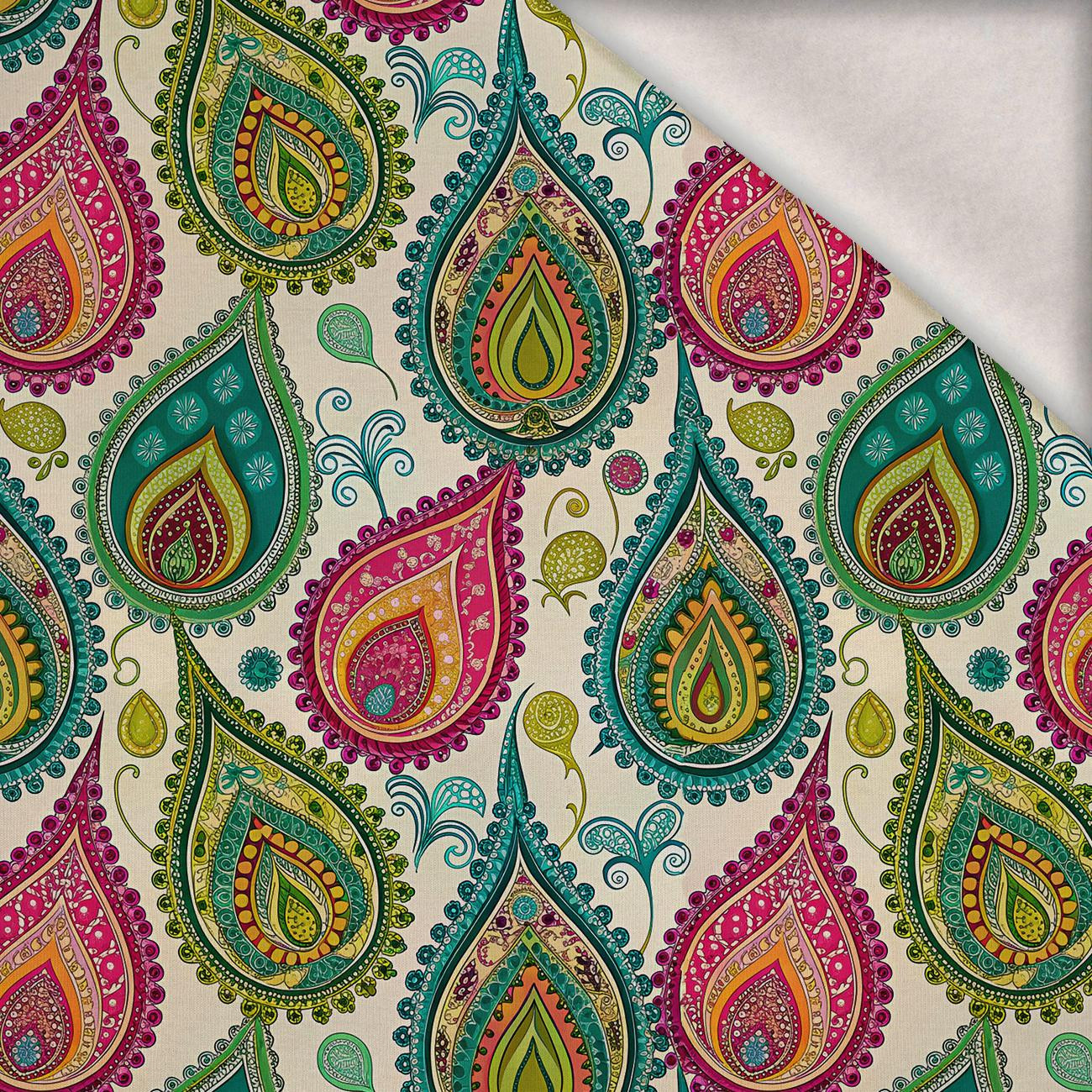PAISLEY wz.11 - brushed knitwear with elastane ITY