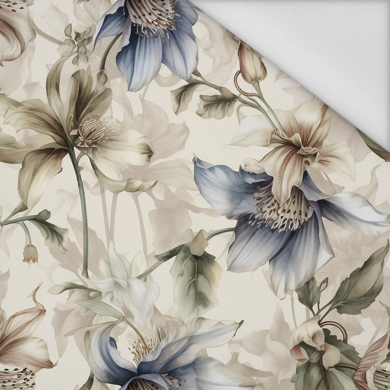 PASTEL FLOWERS WZ.5 - Waterproof woven fabric