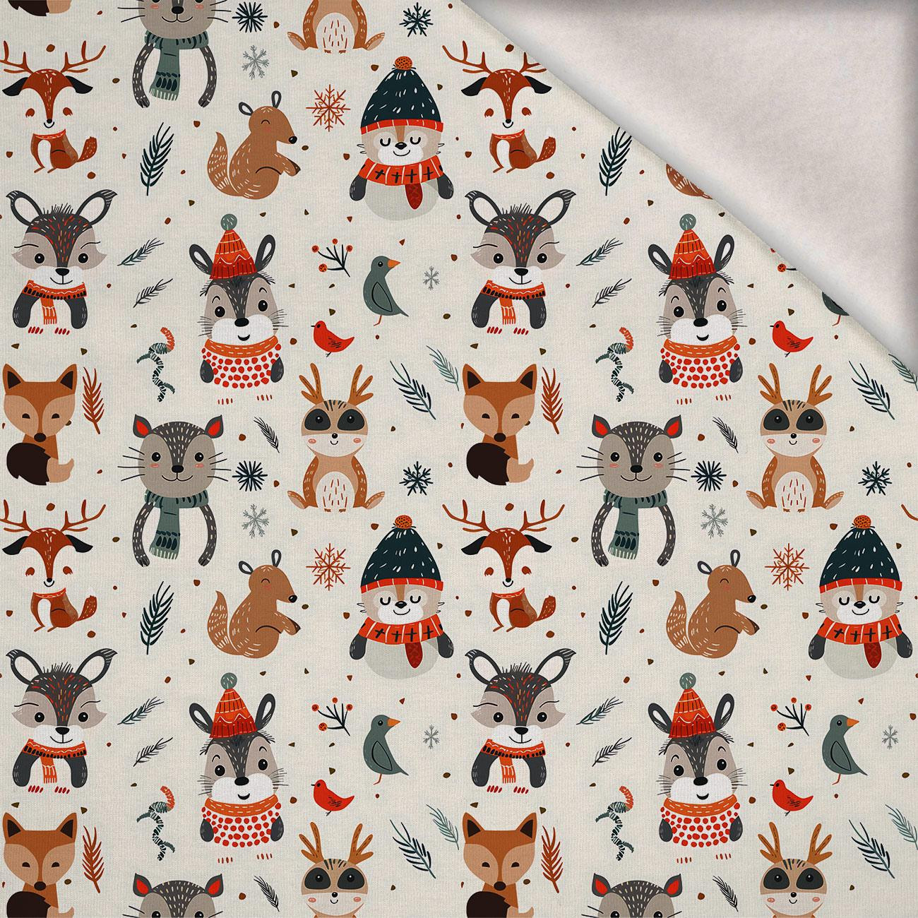 LET IS SNOW wz.7 - looped knit fabric