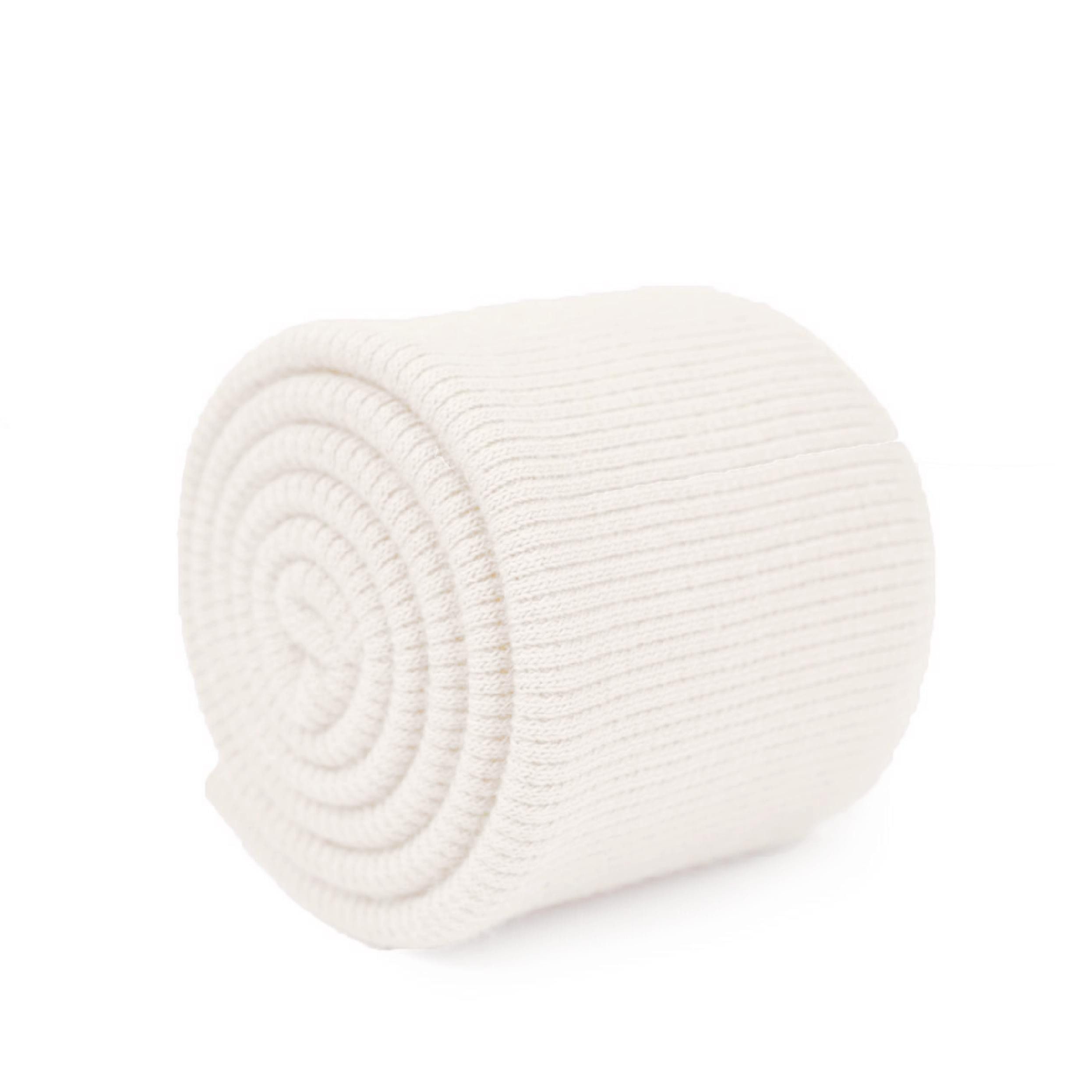 Elastic sweat in convex stripes SD - Cloud Dancer/ ECRU (D-02) 