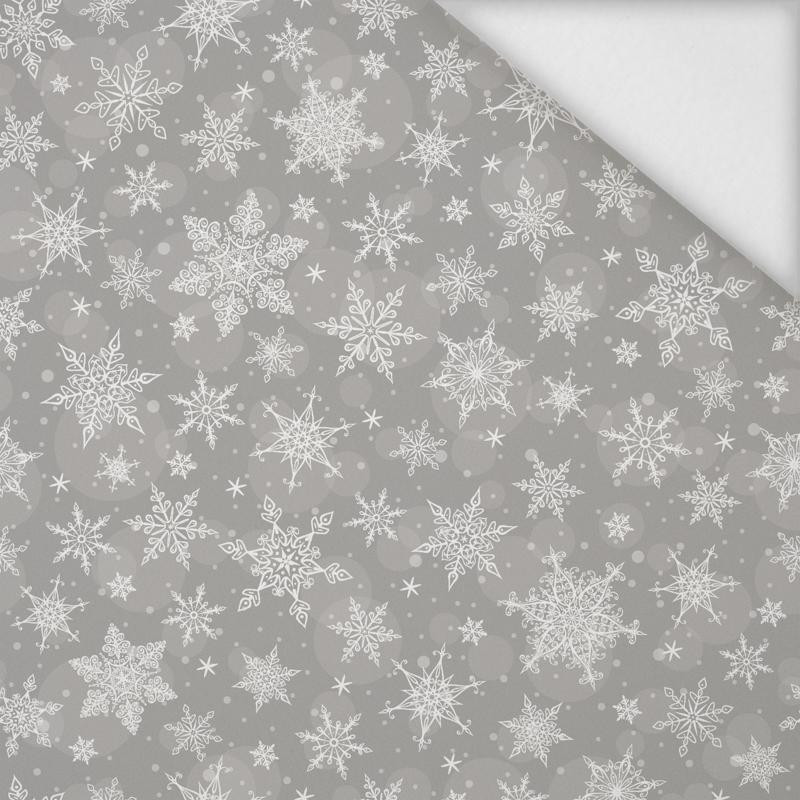 SNOWFLAKES PAT. 2 / grey - softshell