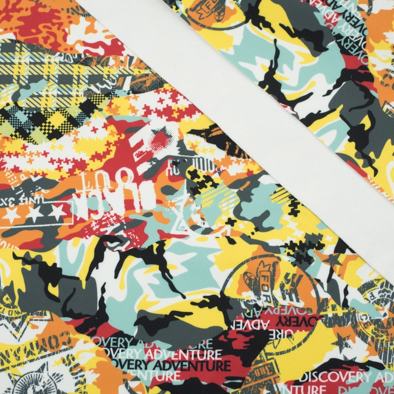 CAMOUFLAGE COLORFUL - softshell