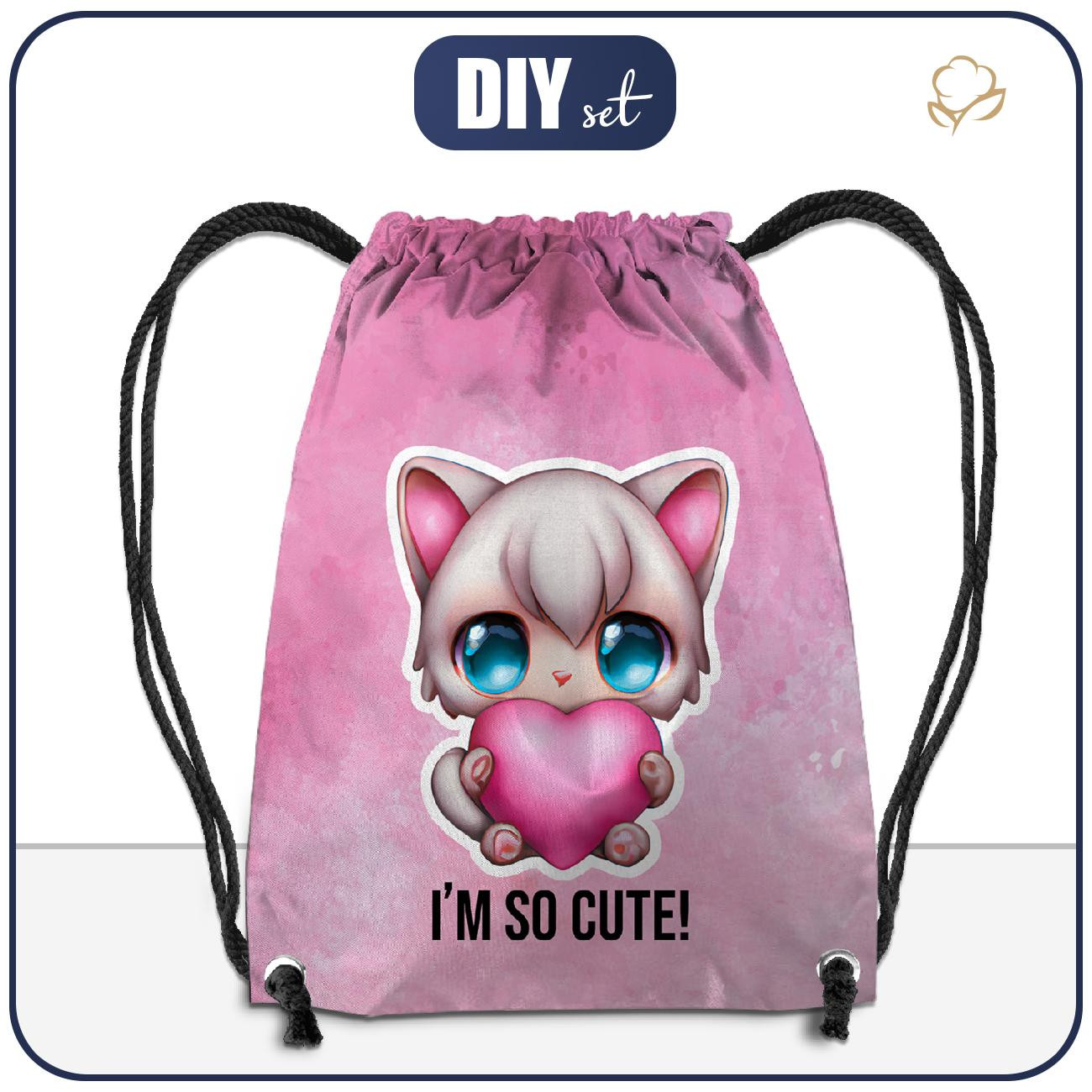 GYM BAG - SWEET CAT Pat. 1 - sewing set