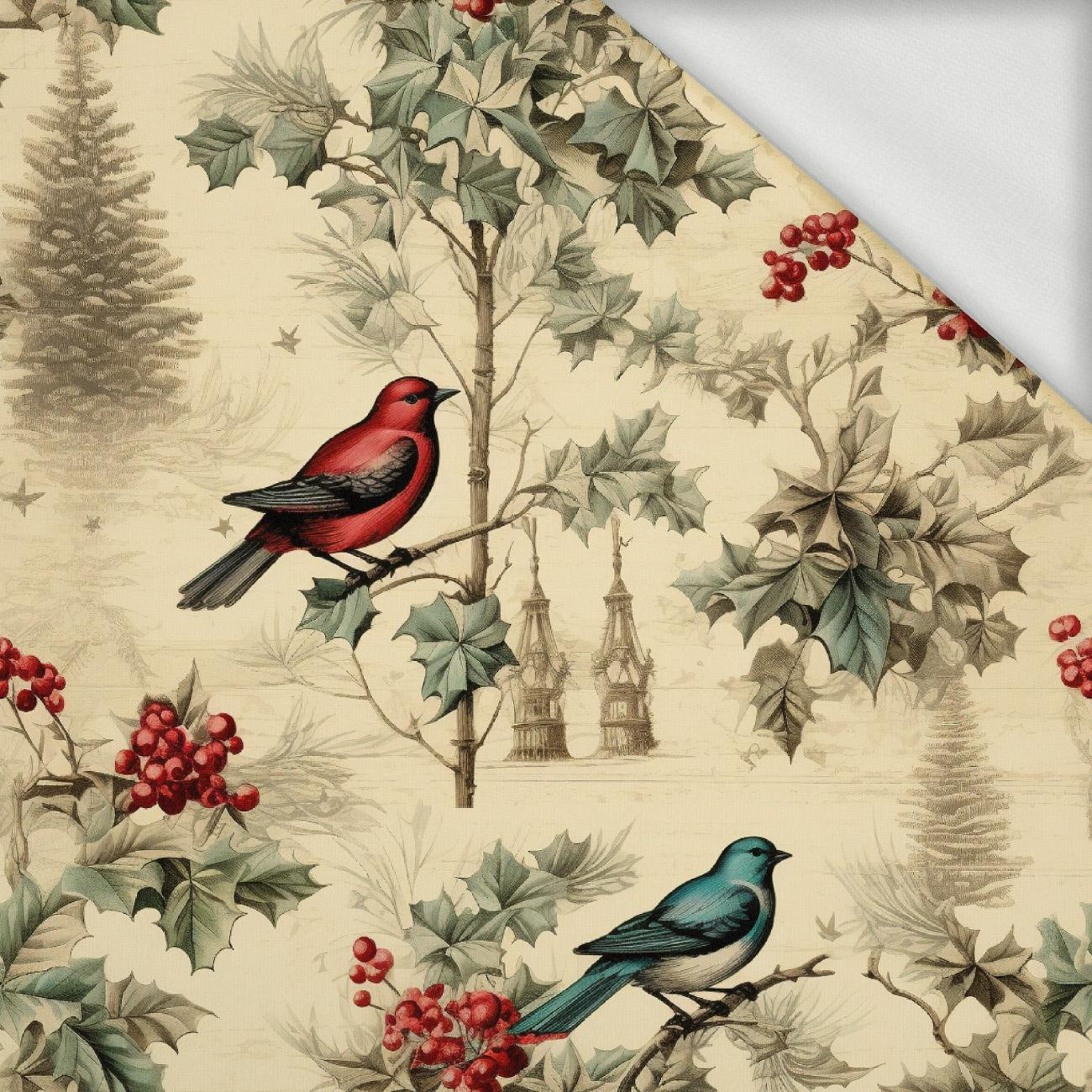 Vintage Christmas wz.12 - looped knit fabric