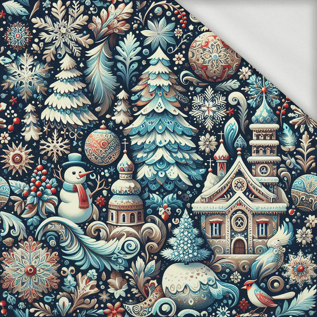 Vintage Christmas wz.29 - looped knit fabric