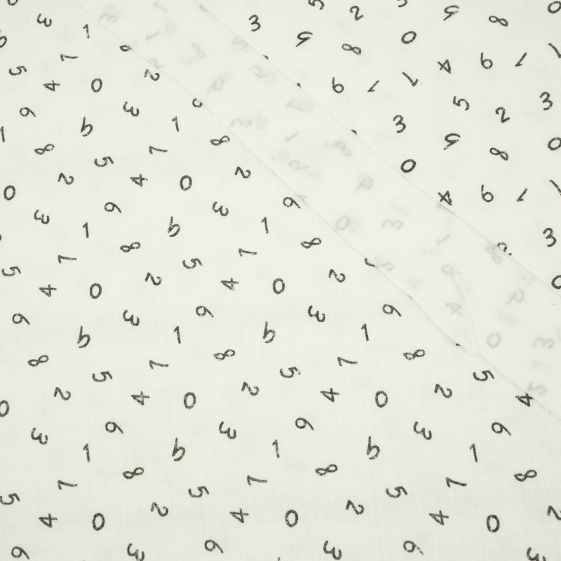 DIGITS / vanilla - cotton muslin