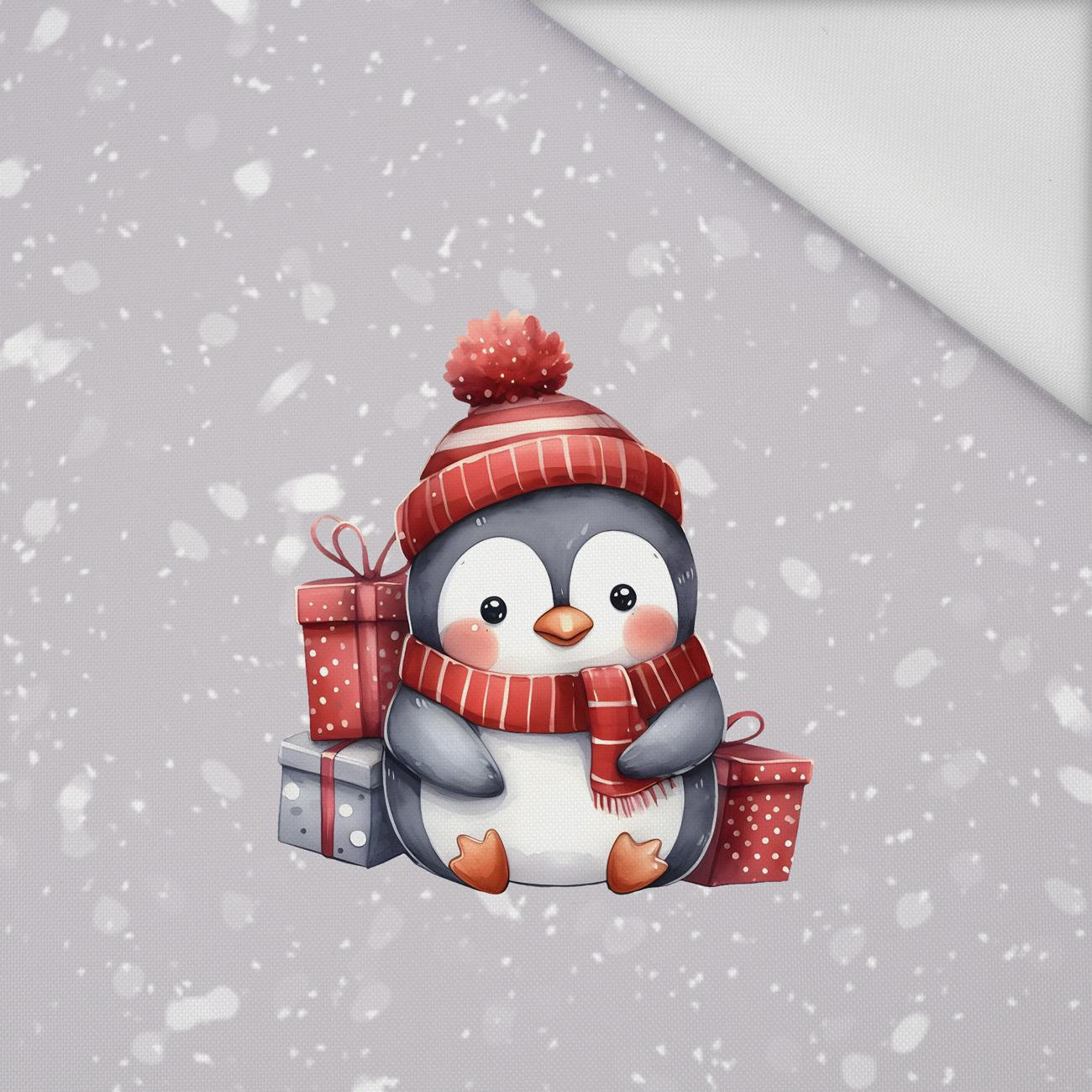 WINTER ANIMALS wz.17 - panel (60cm x 50cm) Waterproof woven fabric