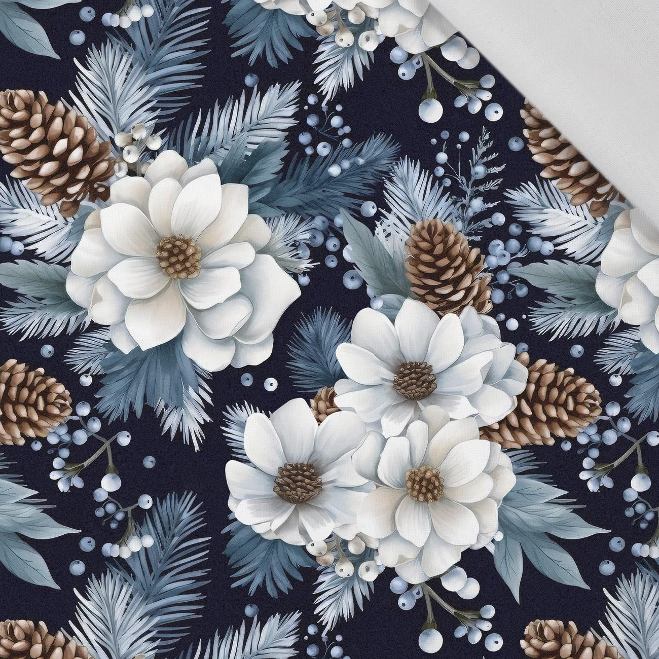 WINTER FLOWERS WZ.6 - quick-drying woven fabric