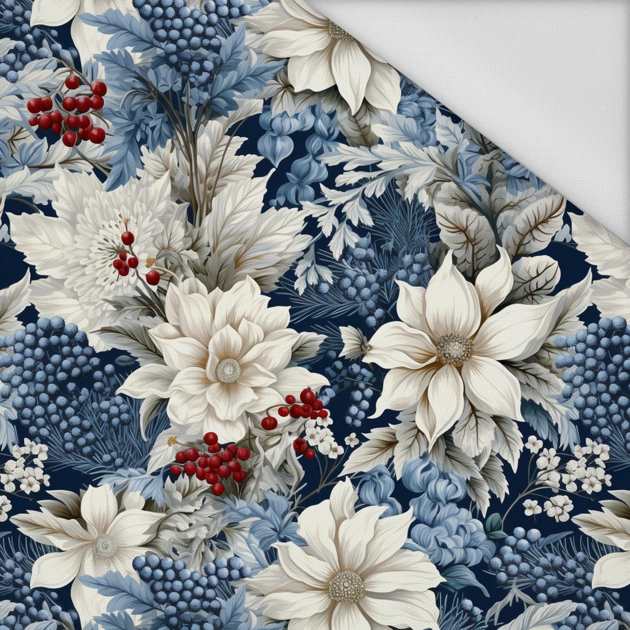 WINTER FLOWERS WZ.7 - Waterproof woven fabric