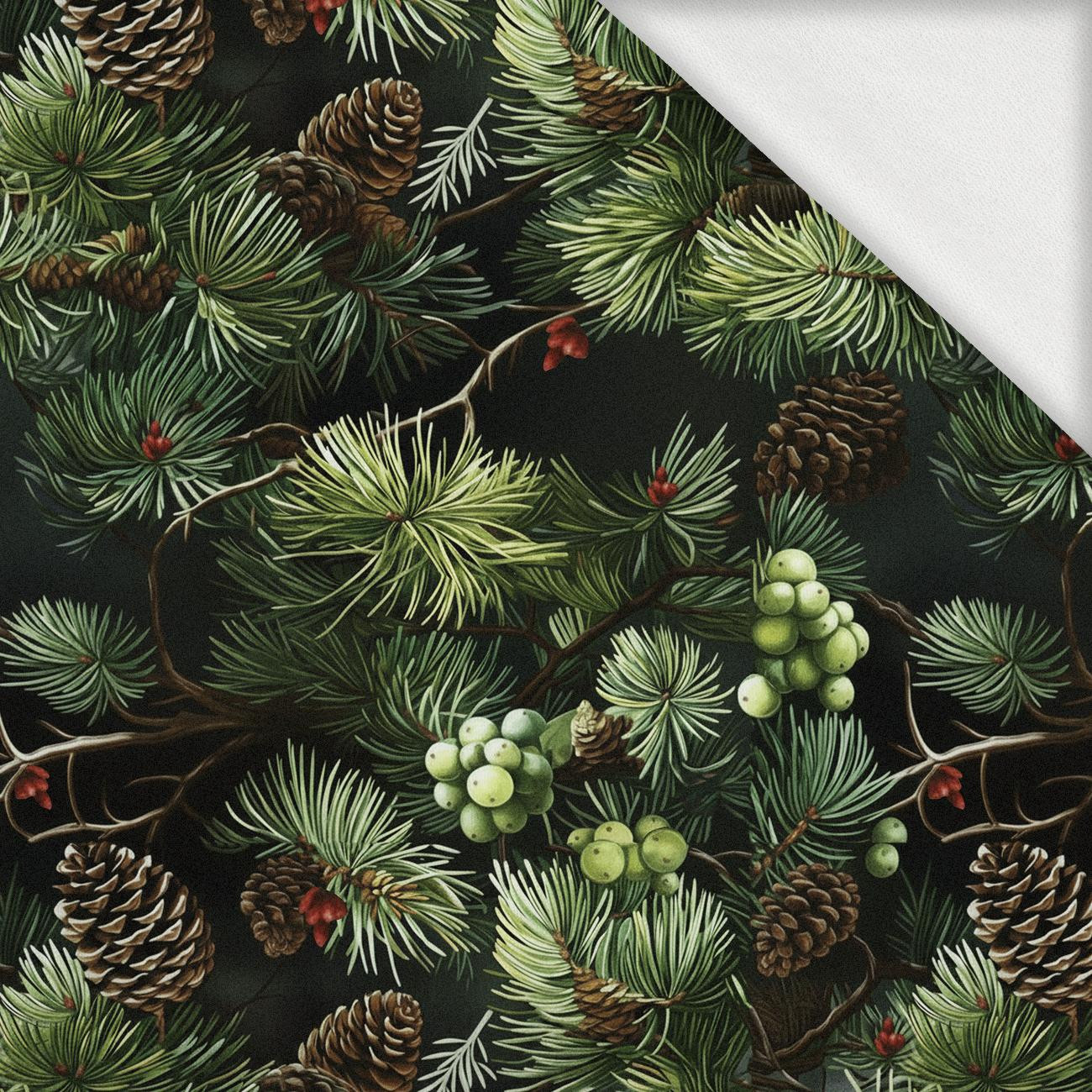 WINTER FOREST VZ. 1 - looped knit fabric with elastane ITY