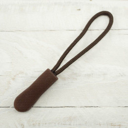 Zipper Loop Puller -  brown