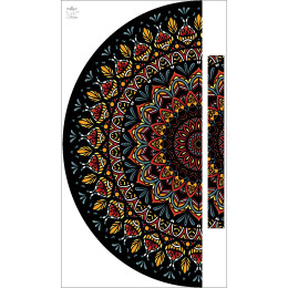 AFRICAN MANDALA - skirt panel "MAXI"