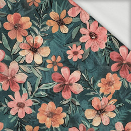 AUTUMN FLOWERS  PAT. 1 - looped knit fabric