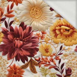 AUTUMN FLOWERS  PAT. 7 - looped knit fabric