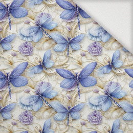 Butterfly & Flowers wz.15 - Woven Fabric for tablecloths