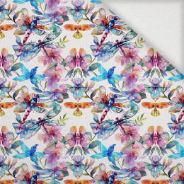 Butterfly & Flowers wz.16 - Woven Fabric for tablecloths