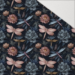 Butterfly & Flowers wz.3 - Hydrophobic brushed knit