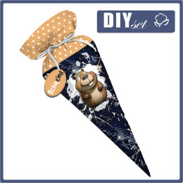 First Grade Candy Cone - CAPYBARA MOMO - sewing set