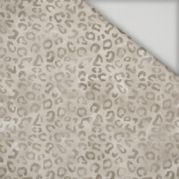 SPOTS / BEIGE (SNOW LEOPARDS) - quick-drying woven fabric