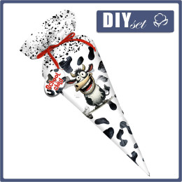 First Grade Candy Cone - COW BESSIE - sewing set