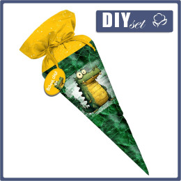 First Grade Candy Cone - CROCODILE DOODLE - sewing set