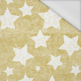 WHITE STARS / vinage look jeans (gold) - Waterproof woven fabric