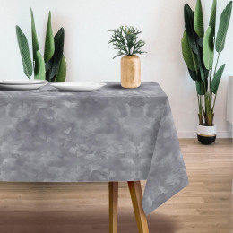 CAMOUFLAGE pat. 2 / grey - Woven Fabric for tablecloths