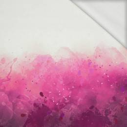 SPECKS (fuchsia) - panel looped knit