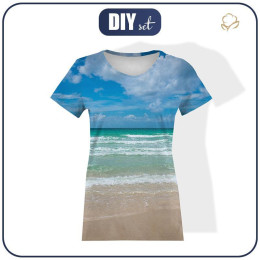 WOMEN’S T-SHIRT- SEA - single jersey S