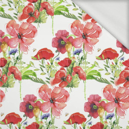POPPIES PAT. 2 (IN THE MEADOW) - looped knit fabric