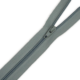 Coil zipper 14cm Closed-end - light grey