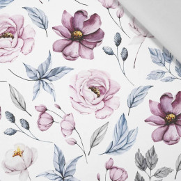 100cm WATERCOLOR BOUQUET Pat. 1 - Cotton woven fabric