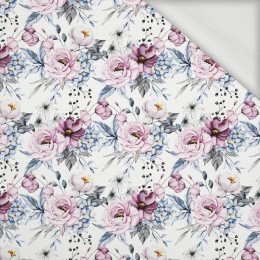 WATERCOLOR BOUQUET Pat. 4 - looped knit fabric