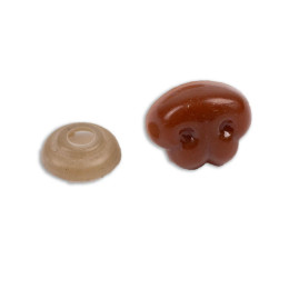 Safety nose for mascots 14x18mm - brown