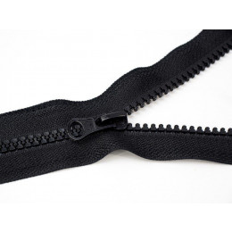 Plastic Zipper 5mm open-end 75cm (Z)- black