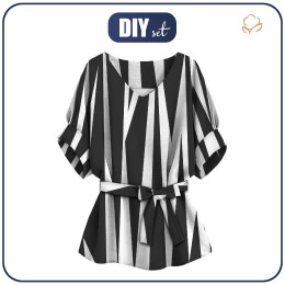 KIMONO BLOUSE - STRIPES - sewing set