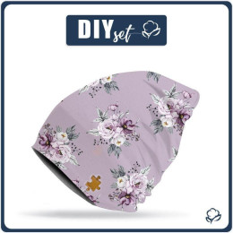 "Beanie" cap - WATERCOLOR BOUQUET Pat. 5 44-47