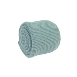 9cm D-46 DUCK EGG BLUE - elastic sweat in convex stripes SD
