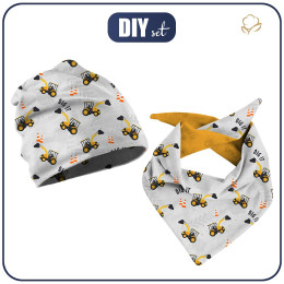 KID'S CAP AND SCARF (CLASSIC) - DIGGER - sewing set