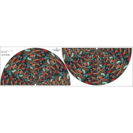 COLORFUL PASILEY - circle skirt panel