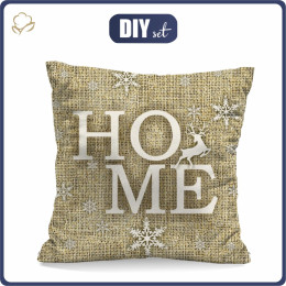 PILLOW 45x45 - HOME / jute - sewing set