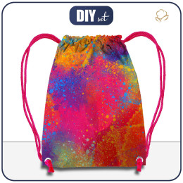 GYM BAG - COLORFUL SPECKS - sewing set