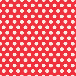 WHITE DOTS / red