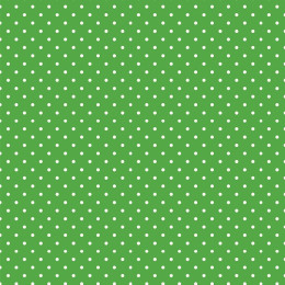 WHITE DOTSIES / green  