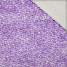 VINTAGE LOOK JEANS (purple) - brushed knit fabric with teddy