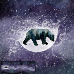 BEAR (GALAXY) - PANORAMIC PANEL (50 x 155cm)