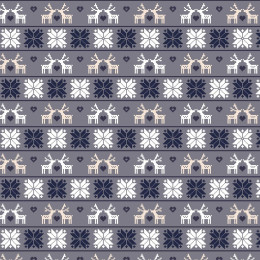 REINDEERS / sweater (WINTER TIME) / grey