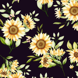 SUNFLOWERS PAT. 6 / black