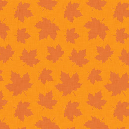 HALLOWEEN MAPLE LEAVES / pumpkin 